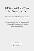 Figal / Zimmermann |  International Yearbook for Hermeneutics / Internationales Jahrbuch für Hermeneutik | Buch |  Sack Fachmedien
