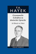 Hayek |  Gesammelte Schriften in deutscher Sprache | Buch |  Sack Fachmedien