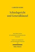 Kern |  Schiedsgericht und Generalklausel | eBook | Sack Fachmedien