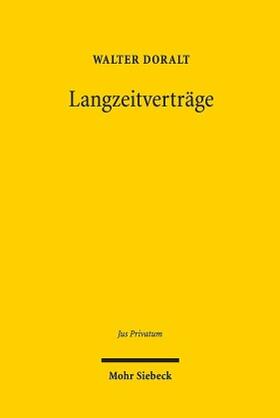 Doralt | Doralt, W: Langzeitverträge | Buch | 978-3-16-155618-0 | sack.de