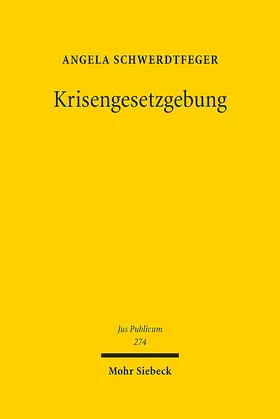 Schwerdtfeger | Krisengesetzgebung | E-Book | sack.de