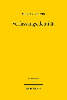 Polzin |  Verfassungsidentität | Buch |  Sack Fachmedien