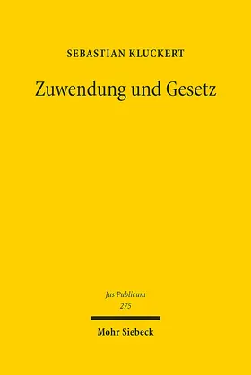 Kluckert |  Zuwendung und Gesetz | eBook | Sack Fachmedien