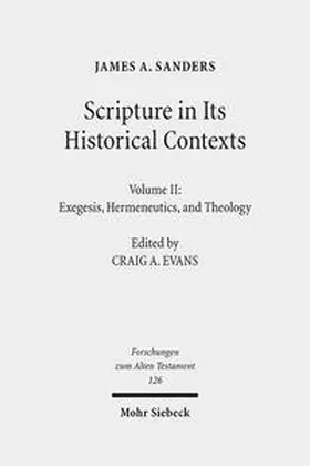 Sanders |  Scripture in Its Historical Contexts | Buch |  Sack Fachmedien