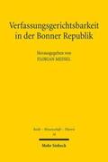Meinel |  Verfassungsgerichtsbarkeit in der Bonner Republik | Buch |  Sack Fachmedien