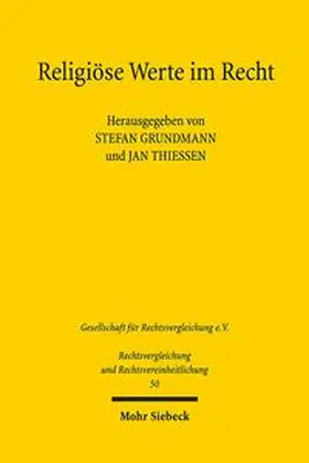 Grundmann / Thiessen |  Religiöse Werte im Recht | Buch |  Sack Fachmedien