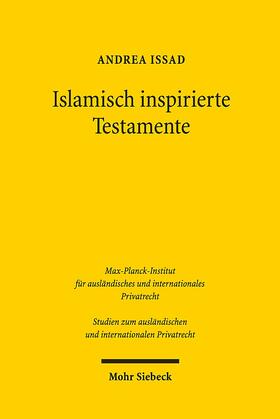 Issad | Islamisch inspirierte Testamente | Buch | 978-3-16-155800-9 | sack.de
