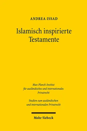 Issad |  Islamisch inspirierte Testamente | eBook | Sack Fachmedien