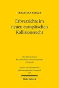 Seeger |  Erbverzichte im neuen europäischen Kollisionsrecht | eBook | Sack Fachmedien