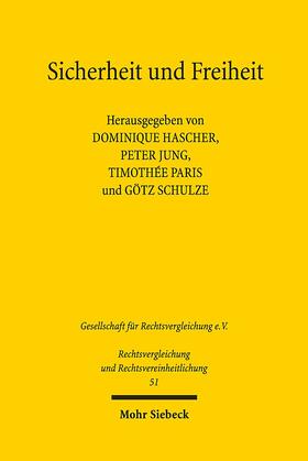 Hascher / Jung / Paris |  Sicherheit und Freiheit | Buch |  Sack Fachmedien
