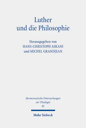Askani / Grandjean |  Luther und die Philosophie | Buch |  Sack Fachmedien