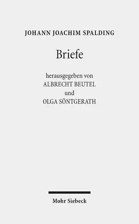Spalding / Beutel / Söntgerath |  Briefe | Buch |  Sack Fachmedien