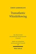Gerdemann |  Transatlantic Whistleblowing | Buch |  Sack Fachmedien