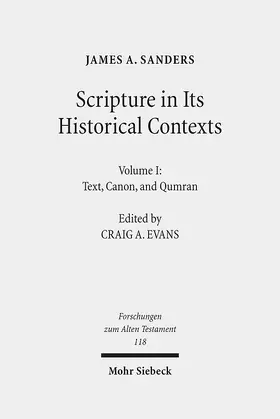 Sanders / Evans |  Scripture in Its Historical Contexts | eBook | Sack Fachmedien