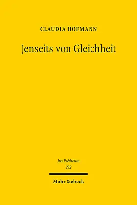 Hofmann |  Jenseits von Gleichheit | eBook | Sack Fachmedien