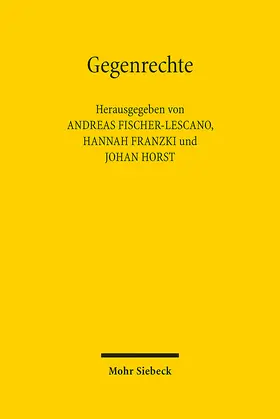 Fischer-Lescano / Franzki / Horst |  Gegenrechte | eBook | Sack Fachmedien