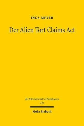 Meyer |  Der Alien Tort Claims Act | eBook | Sack Fachmedien