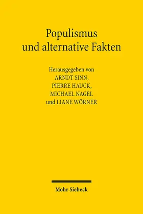 Sinn / Hauck / Nagel |  Populismus und alternative Fakten | Buch |  Sack Fachmedien