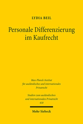 Beil |  Personale Differenzierung im Kaufrecht | eBook | Sack Fachmedien