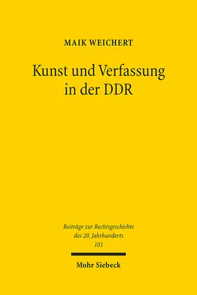 Weichert |  Kunst und Verfassung in der DDR | eBook | Sack Fachmedien