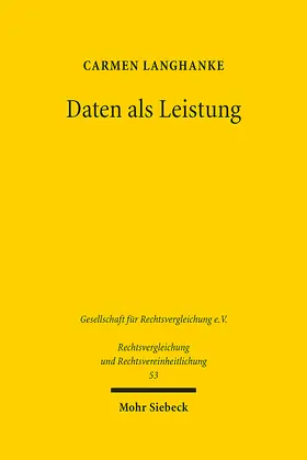 Langhanke |  Daten als Leistung | eBook | Sack Fachmedien