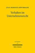 Redenius-Hövermann |  Verhalten im Unternehmensrecht | eBook | Sack Fachmedien