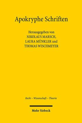 Marsch / Münkler / Wischmeyer | Apokryphe Schriften | Buch | 978-3-16-156349-2 | sack.de
