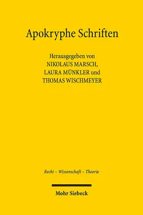 Marsch / Münkler / Wischmeyer |  Apokryphe Schriften | eBook | Sack Fachmedien