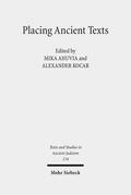 Ahuvia / Kocar |  Placing Ancient Texts | eBook | Sack Fachmedien