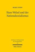 Stopp |  Hans Welzel und der Nationalsozialismus | Buch |  Sack Fachmedien