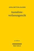 Kaiser |  Ausnahmeverfassungsrecht | eBook | Sack Fachmedien
