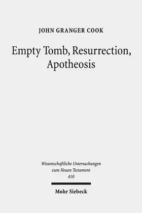 Cook |  Empty Tomb, Resurrection, Apotheosis | Buch |  Sack Fachmedien