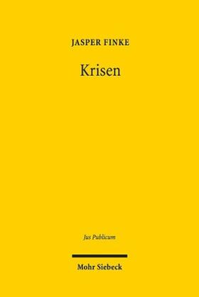 Finke | Finke, J: Krisen | Buch | sack.de