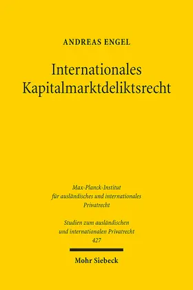 Engel |  Internationales Kapitalmarktdeliktsrecht | eBook | Sack Fachmedien