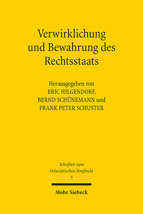 Hilgendorf / Schünemann / Schuster | Verwirklichung und Bewahrung des Rechtsstaats | E-Book | sack.de