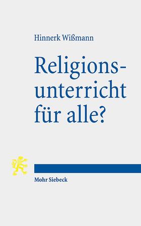 Wißmann | Religionsunterricht für alle? | E-Book | sack.de