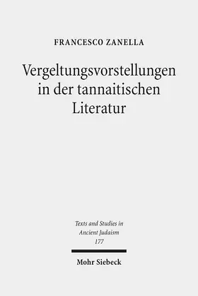 Zanella |  Vergeltungsvorstellungen in der tannaitischen Literatur | eBook | Sack Fachmedien