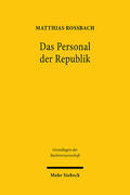 Roßbach |  Das Personal der Republik | eBook | Sack Fachmedien