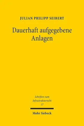 Seibert |  Dauerhaft aufgegebene Anlagen | eBook | Sack Fachmedien