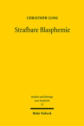 Lung | Strafbare Blasphemie | E-Book | sack.de