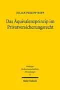 Rapp |  Das Äquivalenzprinzip im Privatversicherungsrecht | eBook | Sack Fachmedien