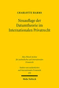 Harms |  Neuauflage der Datumtheorie im Internationalen Privatrecht | eBook | Sack Fachmedien