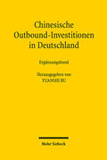 Bu |  Chinesische Outbound-Investitionen in Deutschland | eBook | Sack Fachmedien