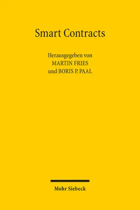 Fries / Paal |  Smart Contracts | Buch |  Sack Fachmedien