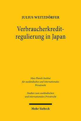 Weitzdörfer | Verbraucherkreditregulierung in Japan | E-Book | sack.de