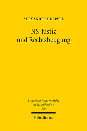 Hoeppel | NS-Justiz und Rechtsbeugung | E-Book | www.sack.de