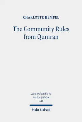 Hempel | The Community Rules from Qumran | Buch | 978-3-16-157026-1 | sack.de