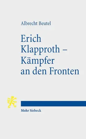 Beutel | Erich Klapproth - Kämpfer an den Fronten | E-Book | www.sack.de