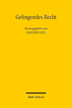 Lege | Gelingendes Recht | E-Book | www.sack.de