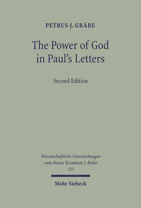 Gräbe |  The Power of God in Paul's Letters | eBook | Sack Fachmedien